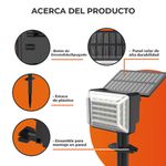Luminario Solar Exterior Ip44