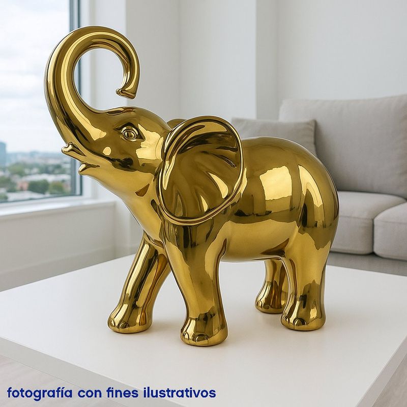 Figura-Decorativa-Elefante-Dorado