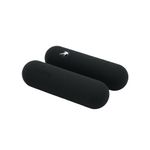 Pesas para Yoga de 2 kg Antideslizantes para Pilates y Aeróbicos Color Negro