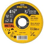 Disco Abrasivo para Corte Fino en Metal 4-1/2 X 1/16 Plg