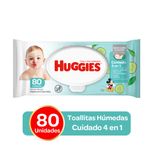 Toallitas Húmedas Cuidado 4 En 1 De 80 Unidades - Huggies