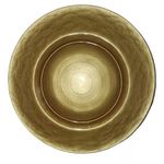 Plato Base Vidrio Dorado 33Cm