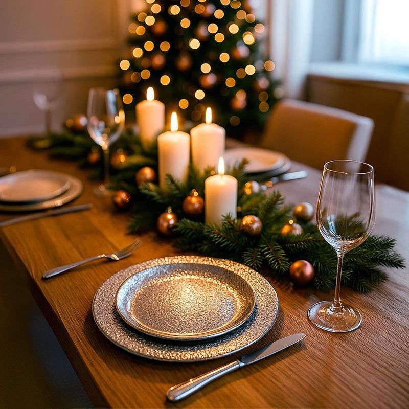 Plato Base Vidrio Plateado 34Cm