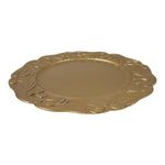 Plato Base Dorado 33 Cm