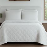 Set Cubrecama Blanco Quilting Full Queen