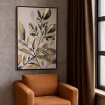 Cuadro-Decorativo-Diseño-Hojas-Doradas