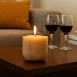 Vela Vase Beige 9Cm