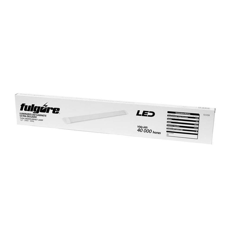 Lámpara Para Gabinete Rectangular Led Baterías - Fulgore