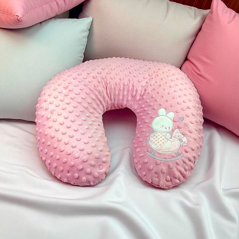 Almohada de Lactancia Boppy Burbuja Rosada