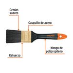 Brocha Natural Recta 1 1/2 Plg para Pintura