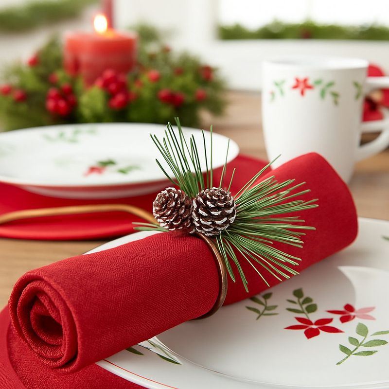 Anillo para Servilleta Navidad con Pino