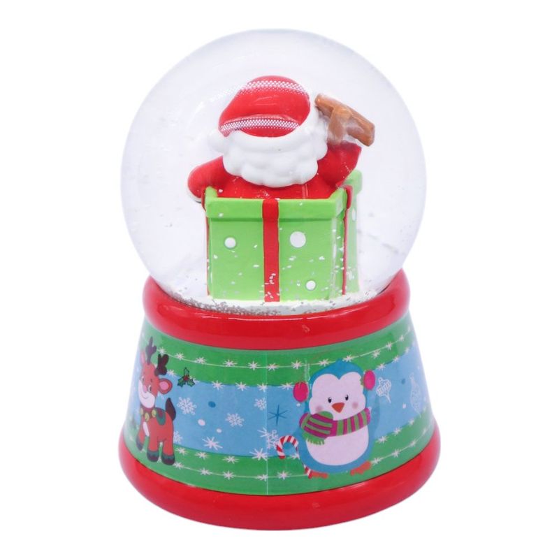 Globo de Agua Musical Navidad con Santa