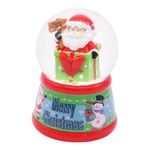 Globo de Agua Musical Navidad con Santa