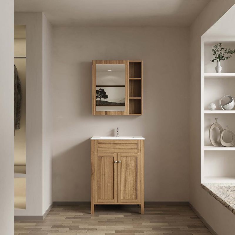 Vanity con Gabinete Café 60X46X87 Cm