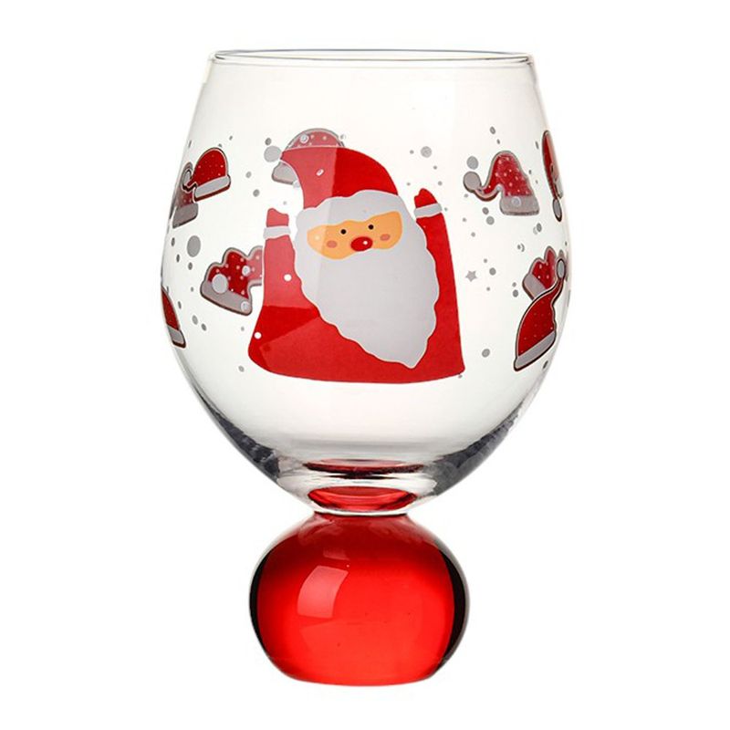 Set de 2 Vasos de Navidad con Santa 19.6 Oz