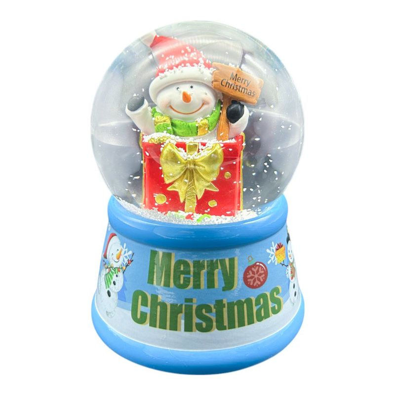 Globo de Agua Musical Navidad con Snowman