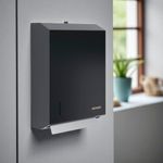 Dispensador de Toalla Interfoliado Negro Mate