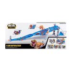 Pista de Carreras 4-Lane Raptor Attack Metal Machines