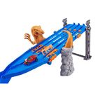 Pista de Carreras 4-Lane Raptor Attack Metal Machines
