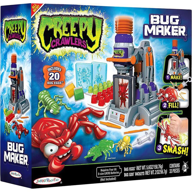 Máquina De Bichos Rojo Y Verde - Creepy Crawlers