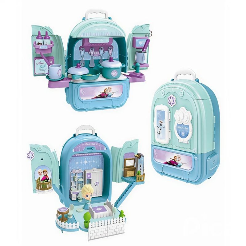 Mochila Cocina Frozen 3 en 1