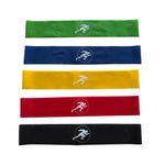 Set de 5 Bandas Elásticas de Látex para Entrenamiento Multicolor