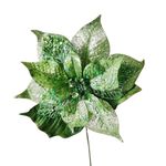 Pascua Decorativa con Brillantina Verde Claro