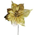 Pascua Decorativa con Brillantina Dorada