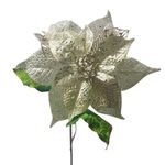 Pascua Decorativa con Brillantina Champagne