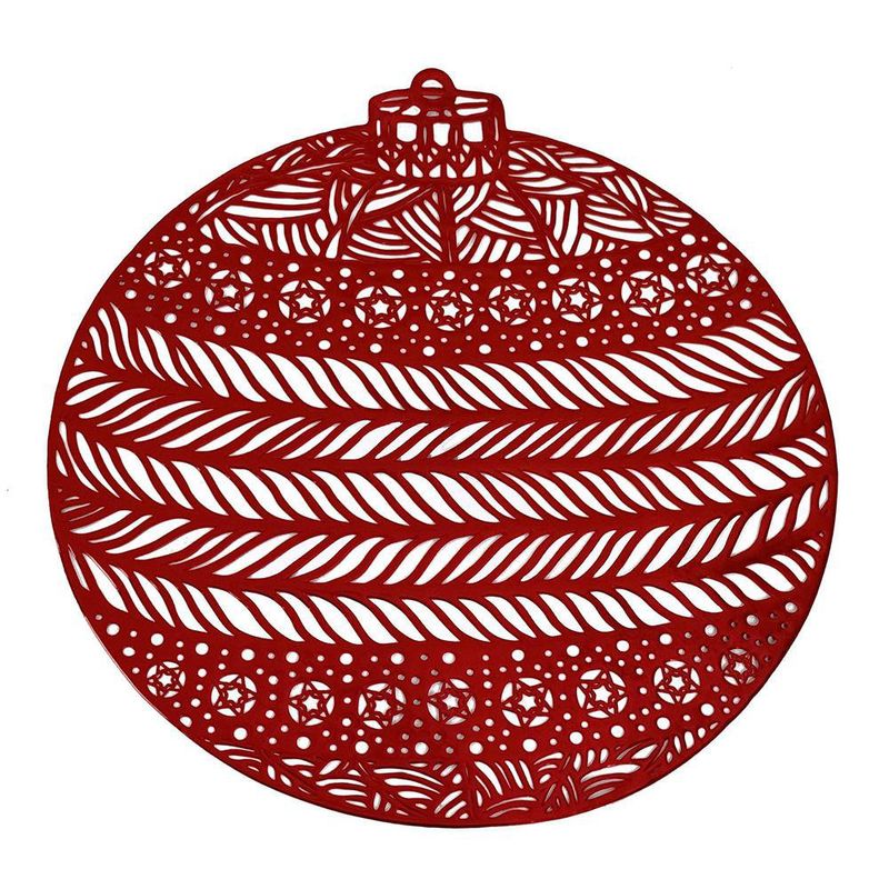 Individual Bomba Rojo 41 X 38 Cm