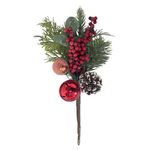 Pick de Cerezas y Campana Rojo de 28 Cm