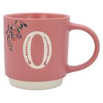 Taza de Cerámica con Letra O de 18.6 Oz