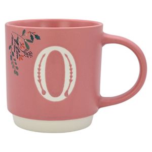 Taza de Cerámica con Letra O de 18.6 Oz