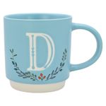 Taza de Cerámica con Letra D de 18.6 Oz