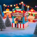 Juego de Lanzar Aros en Feria para Villa Navideña