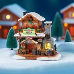 Pizzería “Pine Grove” con Luz LED