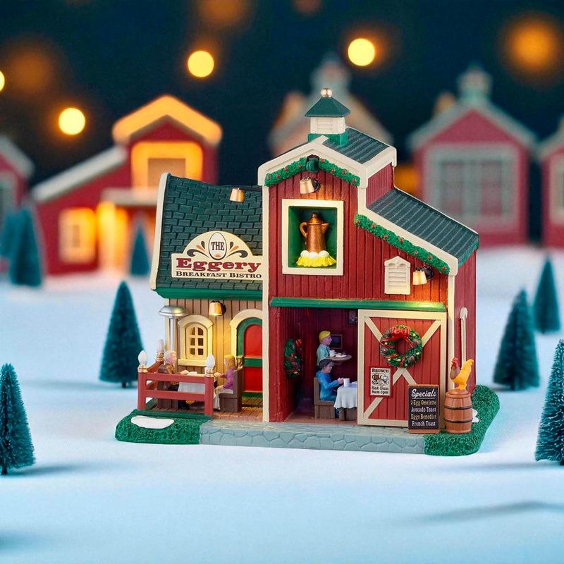 Bistro de Desayunos “Eggery” con Luz LED