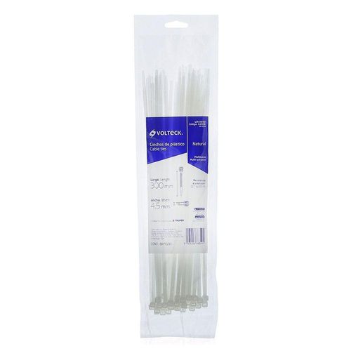 Cincho Estándar De 12 Plg Y 50 Lb Blanco 50 Pzas - Volteck