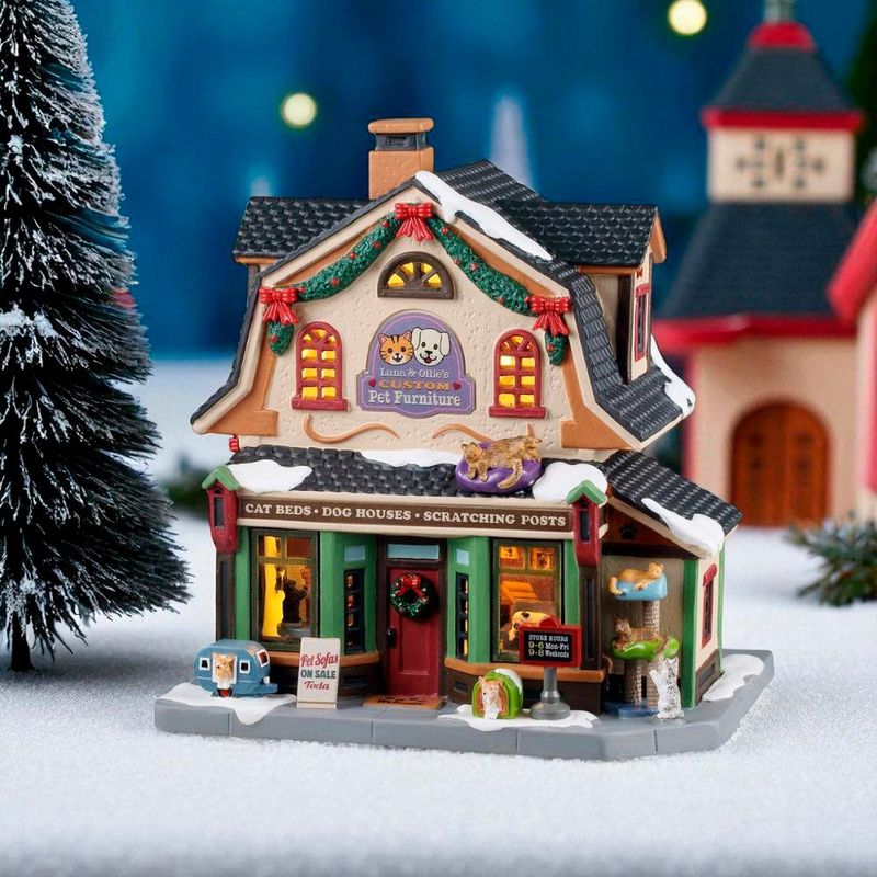 Tienda de Muebles para Mascotas “Luna & Ollie” para Villa Navideña