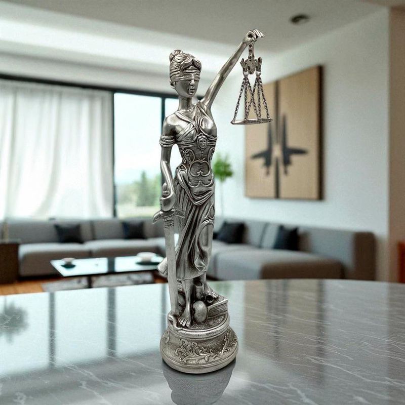 Dama de la Justicia 15 X 12.50 X 45 Cm