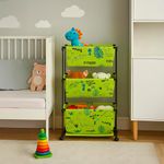 Rack Organizador de 3 Compartimentos Dinos