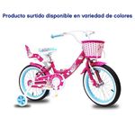 Bicicleta Bmx Rin 16 Castillo Princesa Colores Surtidos
