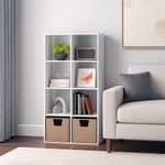 Cubo de 8 Espacios de Melamina Blanco