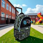 Mochila Escolar con Ruedas Game On