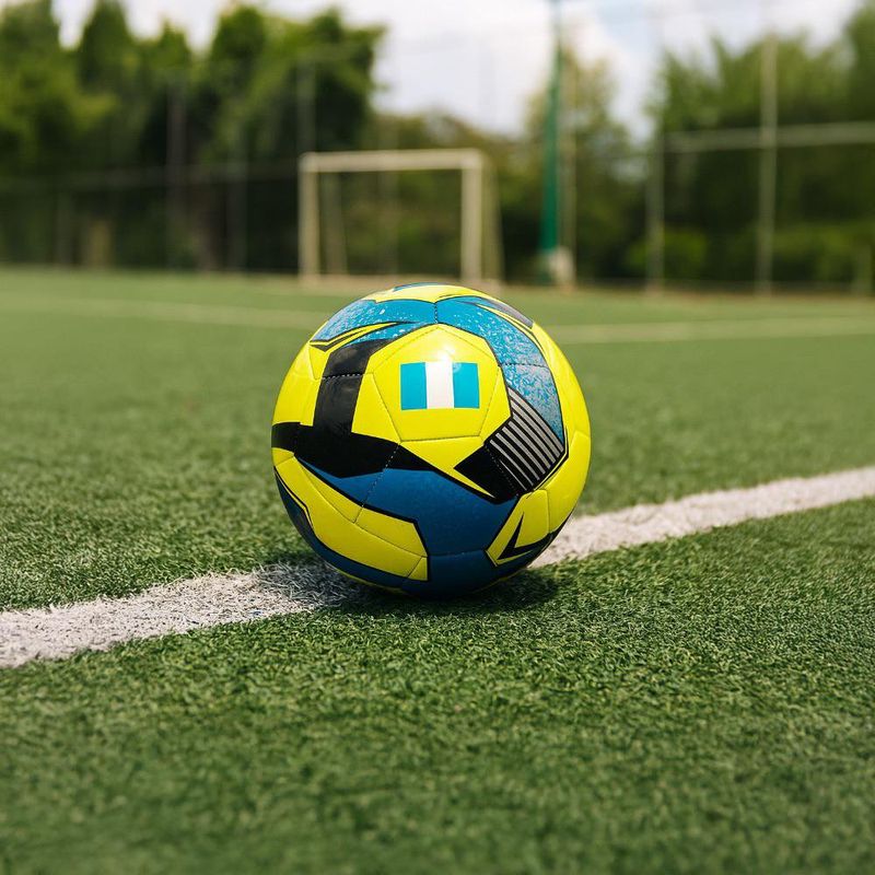 Pelota de Football #5 Color Azul y Amarillo