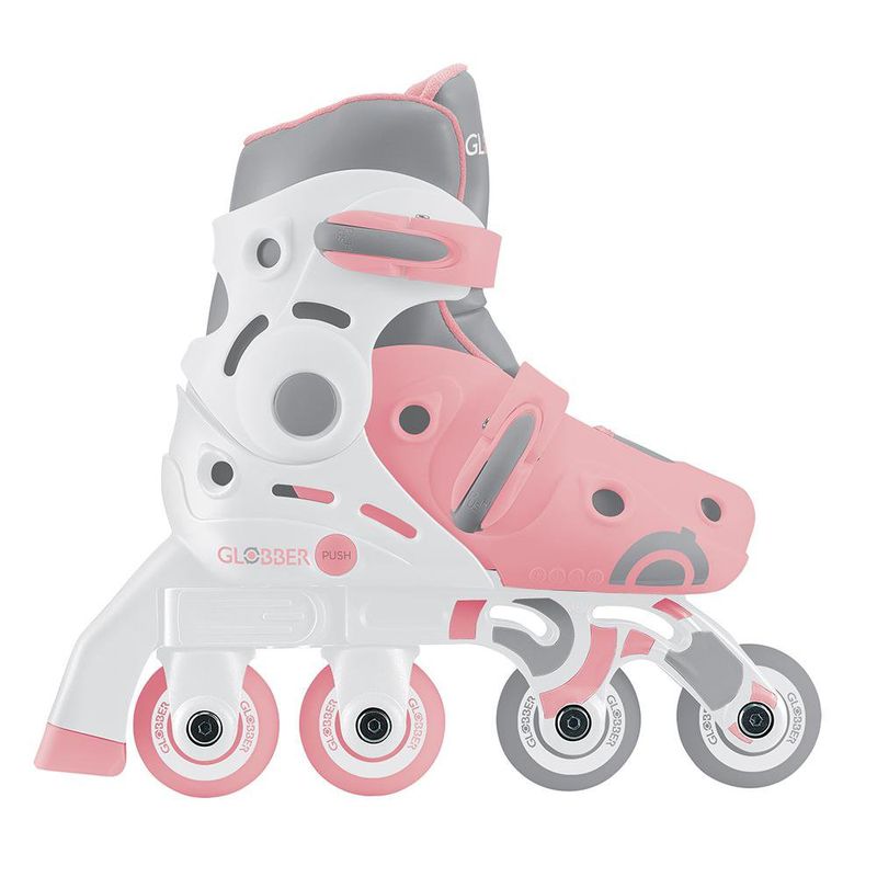 Patines Evolutivos 2 en 1 Talla Ajustable 30-33 Rosa Pastel