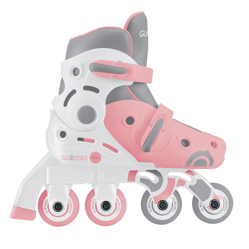 Patines Evolutivos 2 en 1 Talla Ajustable 30-33 Rosa Pastel