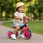 Triciclo de Aprendizaje 2 en 1 Fucsia