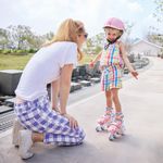 Patines en Línea 2-en-1 Talla 26-29 Color Rosa