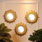 Set de Espejos Decorativos Estilo Sol Vintage